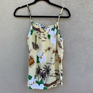 Hawaiian 🌺 spaghetti strap top!